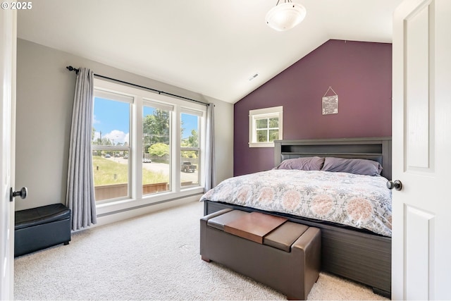 14390 SW Connor Pl, Portland, OR 97224 - bedroom featuring lofted ceiling and carpet flooring