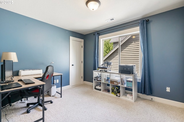 14390 SW Connor Pl, Portland, OR 97224 - office area with carpet flooring and baseboards
