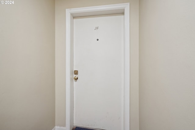 view of entrance to property