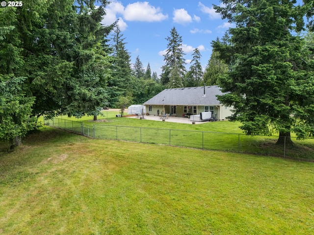 31529 SE Eagle Cliff Ln, Eagle Creek, OR 97022 - view of yard with a patio