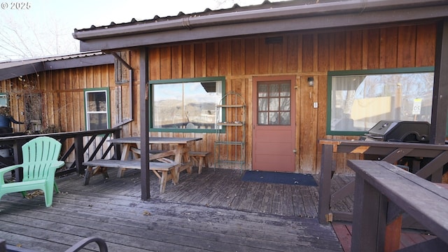 145 E Franklin Ave, Dayville, OR 97825 - view of wooden deck