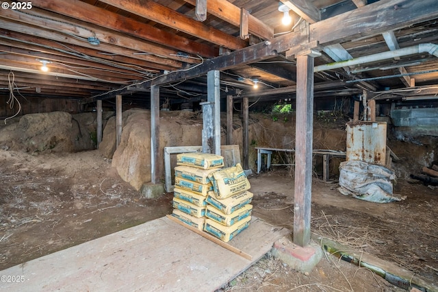 118 SW Brook St, Newport, OR 97365 - view of unfinished basement