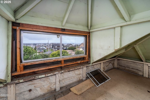 118 SW Brook St, Newport, OR 97365 - interior space featuring vaulted ceiling and plenty of natural light