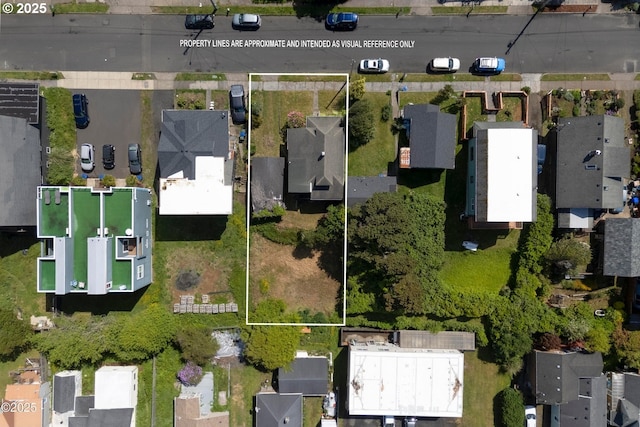 118 SW Brook St, Newport, OR 97365 - aerial view of property's location with nearby suburban area and property parcel outlined