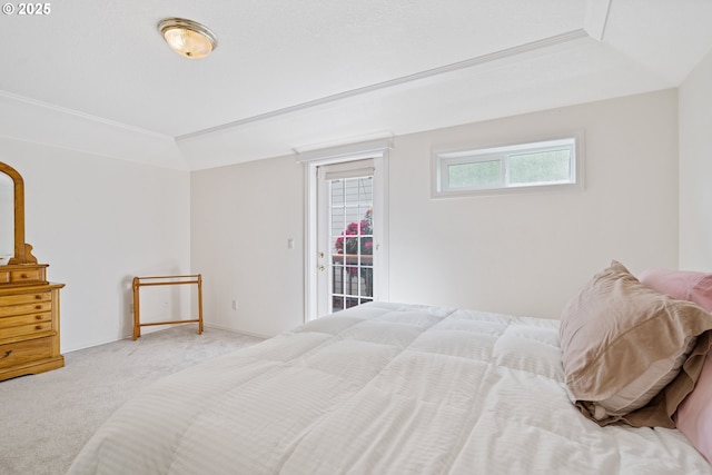 1939 NE Harewood Pl, Hillsboro, OR 97124 - carpeted bedroom featuring access to outside and a tray ceiling