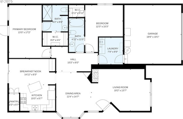 1939 NE Harewood Pl, Hillsboro, OR 97124 - floor plan / room layout