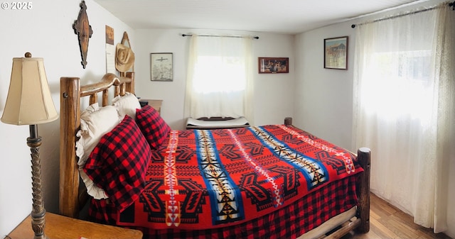 42799 Leaburg Dr, Walterville, OR 97489 - bedroom with wood finished floors