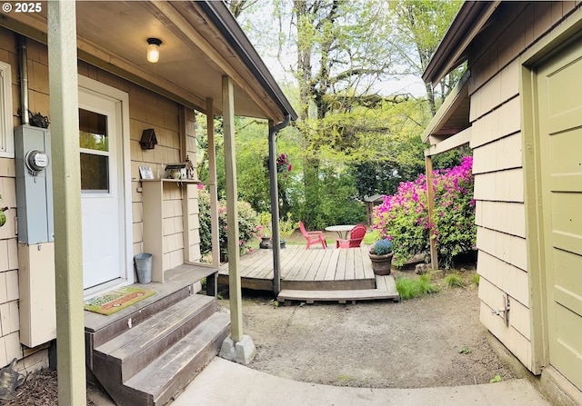 42799 Leaburg Dr, Walterville, OR 97489 - view of deck