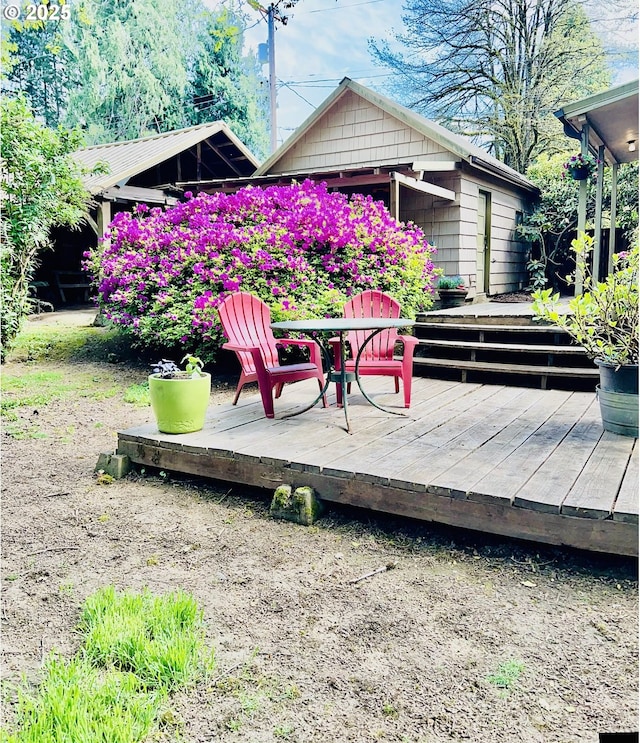 42799 Leaburg Dr, Walterville, OR 97489 - view of deck