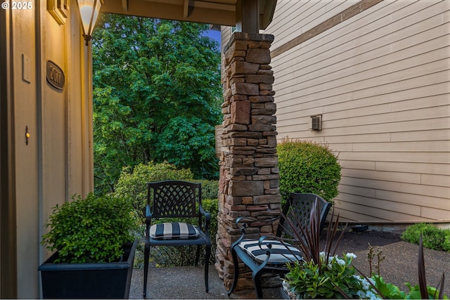 view of patio