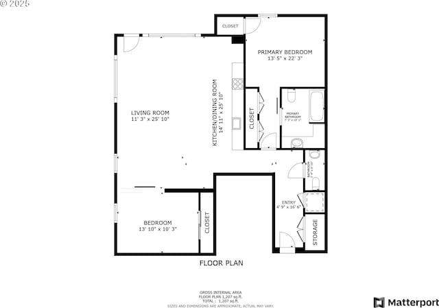 2530 SE 26th Ave Unit 401, Portland, OR 97202 - floor plan / room layout