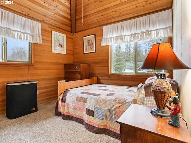 24940 E Tillicum St, Welches, OR 97067 - bedroom with carpet and wooden walls