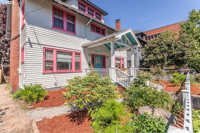 view of front of home