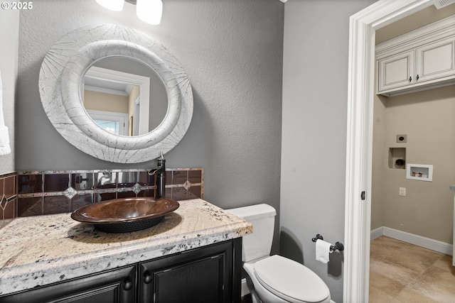 9641 SE Nicholas Dr, Happy Valley, OR 97086 - bathroom featuring backsplash and vanity