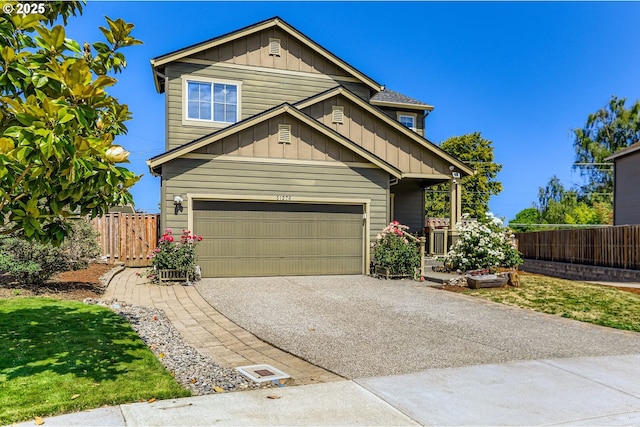 51276 SW Rembrandt Dr, Scappoose, OR 97056 - view of front of property featuring board and batten siding and asphalt driveway