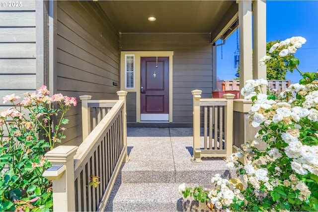 51276 SW Rembrandt Dr, Scappoose, OR 97056 - property entrance with a porch