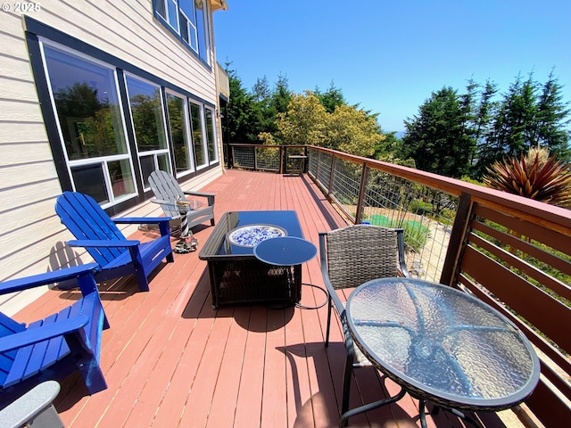 97661 Marina Heights Loop, Brookings, OR 97415 - deck with outdoor dining area