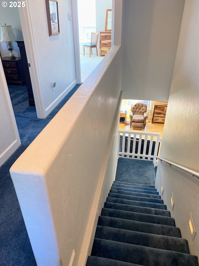 97661 Marina Heights Loop, Brookings, OR 97415 - stairs featuring carpet floors