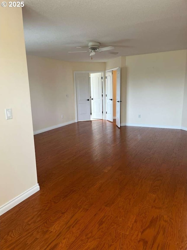 3553 NW 163rd Ct, Beaverton, OR 97006 - empty room featuring ceiling fan and wood finished floors