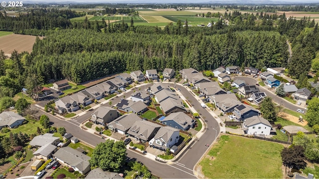 2522 S Lydia Loop, Hubbard, OR 97032 - aerial view of property and surrounding area featuring nearby suburban area