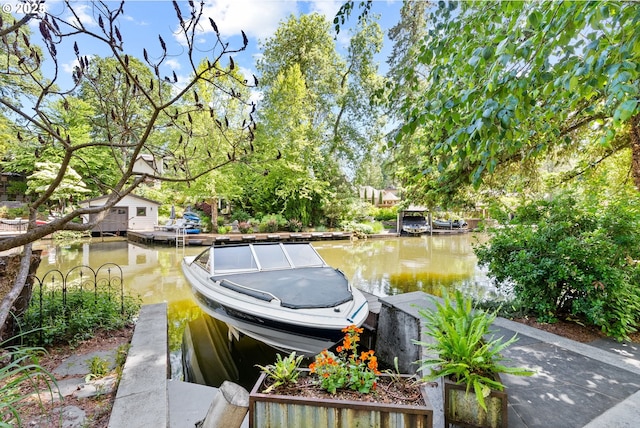 17367 Canal Cir, Lake Oswego, OR 97035 - dock featuring a water view