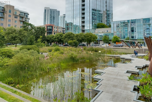 water view featuring a view of city