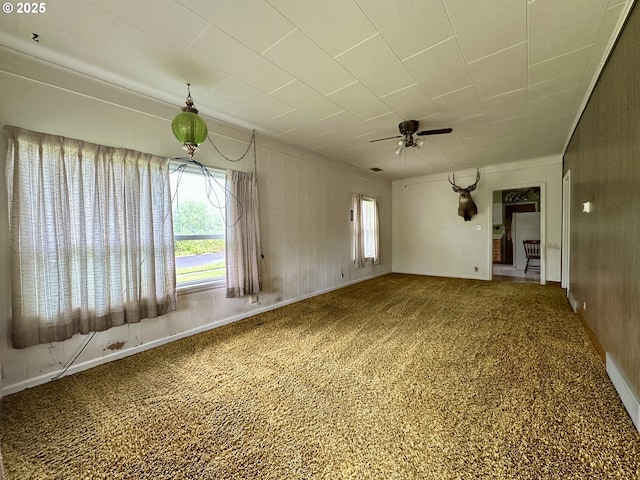 808 F Ave, La Grande, OR 97850 - carpeted empty room featuring healthy amount of natural light and a ceiling fan