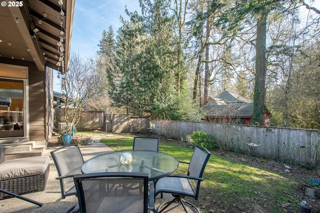 view of patio