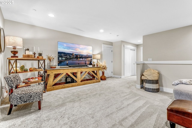 16523 NE 170th Ave, Brush Prairie, WA 98606 - carpeted living area with recessed lighting and baseboards