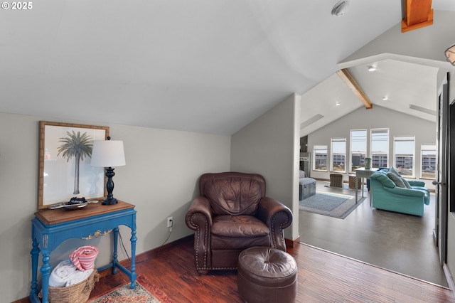 107 SW Coast St, Newport, OR 97365 - living area with wood finished floors and baseboards
