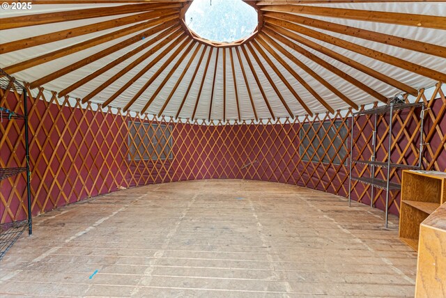 view of storage area