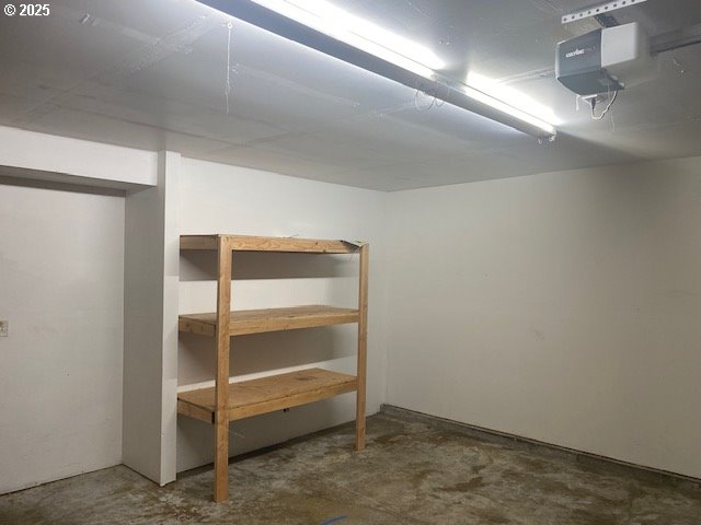 view of basement
