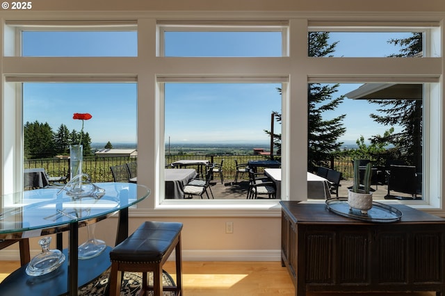 20700 SE Cherry Blossom Ln, Amity, OR 97101 - dining space featuring light wood-style flooring and healthy amount of natural light