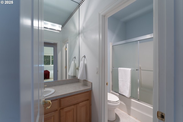 20700 SE Cherry Blossom Ln, Amity, OR 97101 - full bath with vanity and bath / shower combo with glass door