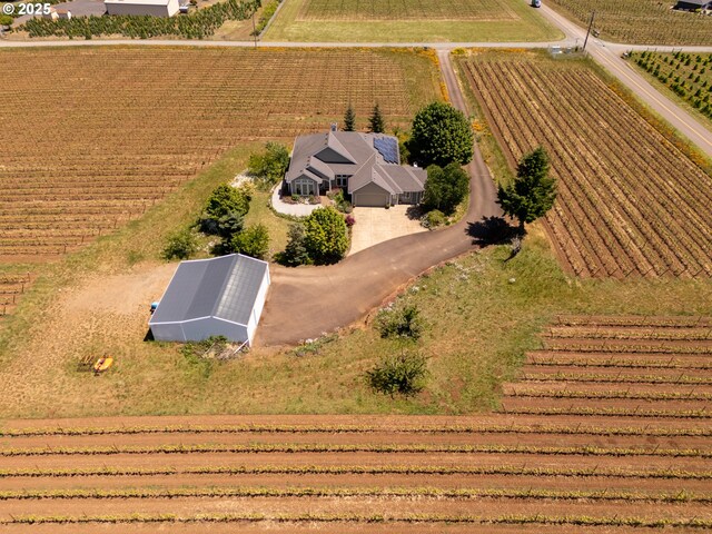20700 SE Cherry Blossom Ln, Amity, OR 97101 - aerial view of sparsely populated area with rows of crops
