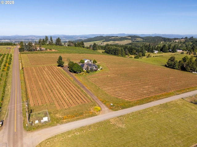 20700 SE Cherry Blossom Ln, Amity, OR 97101 - overview of rural landscape featuring abundant farmland and mountains