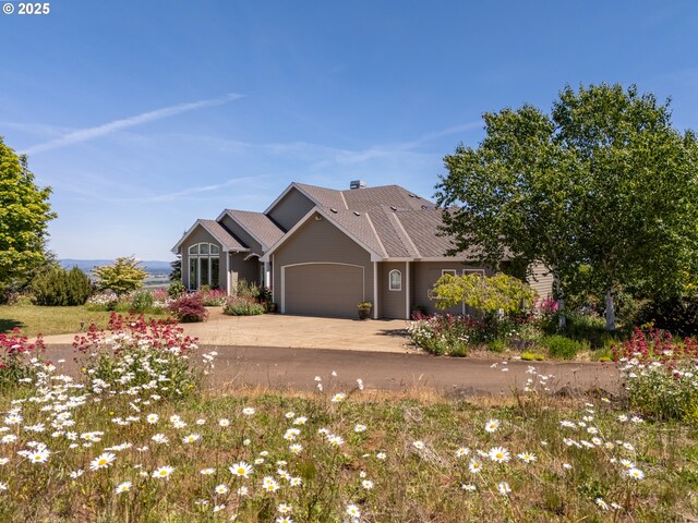 20700 SE Cherry Blossom Ln, Amity, OR 97101 - ranch-style home with a garage and driveway