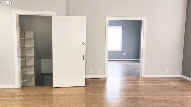 315 N Gale St, Heppner, OR 97836 - unfurnished bedroom featuring baseboards and wood finished floors