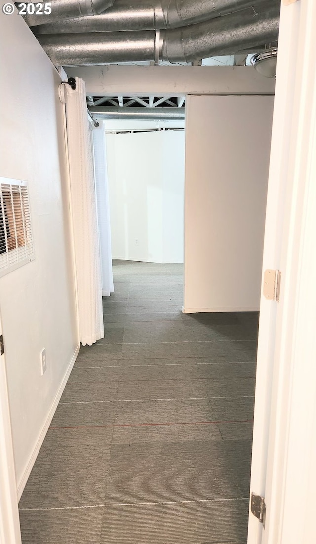 315 N Gale St, Heppner, OR 97836 - hallway with dark colored carpet