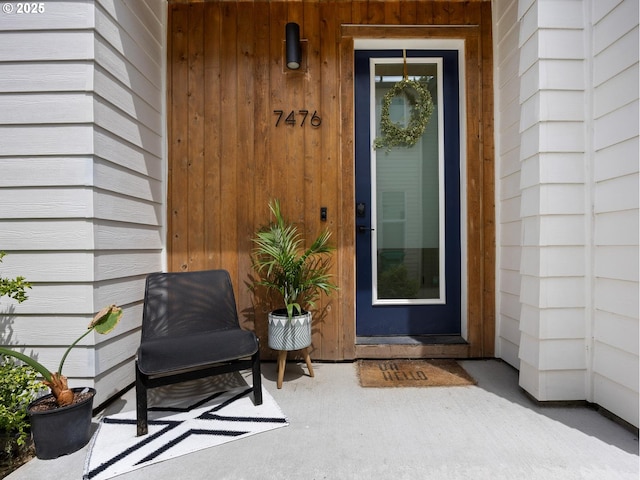 view of property entrance