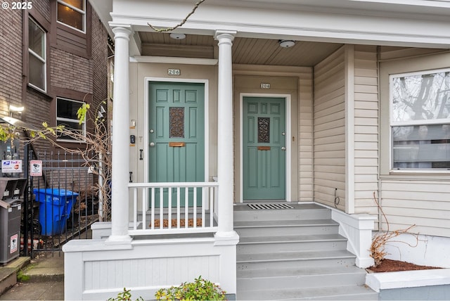 view of property entrance