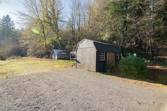 view of outbuilding