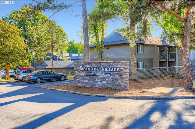12632 NW Barnes Rd Unit 7, Portland, OR 97229 - community / neighborhood sign featuring uncovered parking