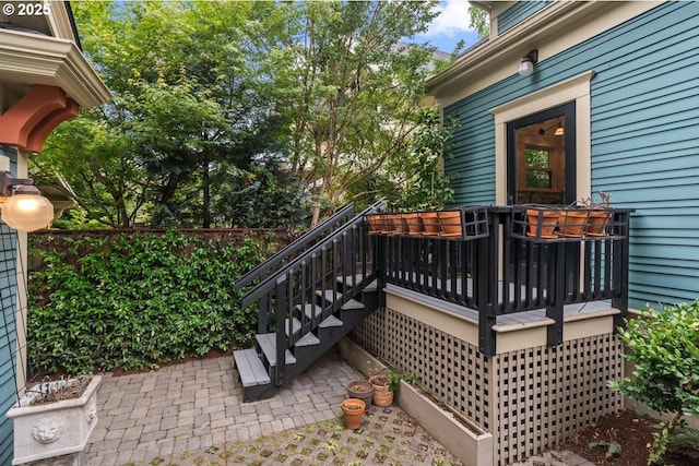 2517 NE 21st Ave, Portland, OR 97212 - deck with a patio area and stairs