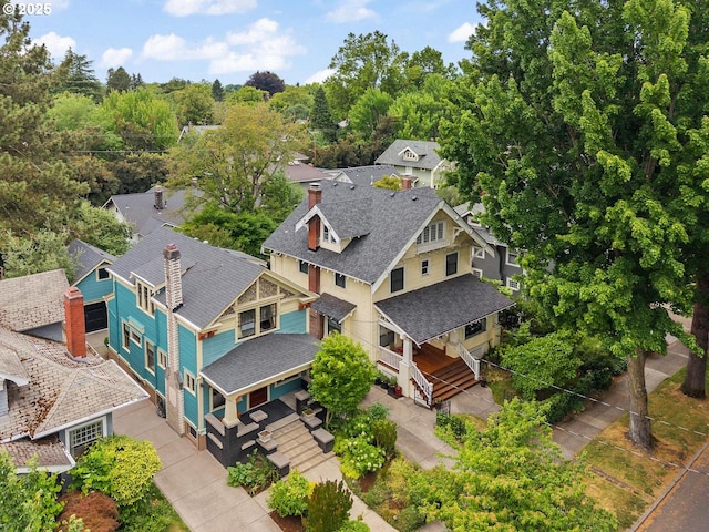 2517 NE 21st Ave, Portland, OR 97212 - aerial view of property and surrounding area