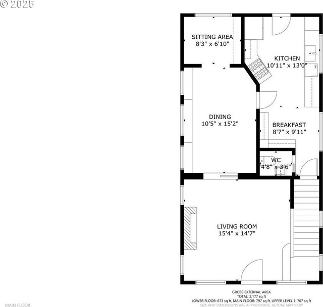 2517 NE 21st Ave, Portland, OR 97212 - view of room layout