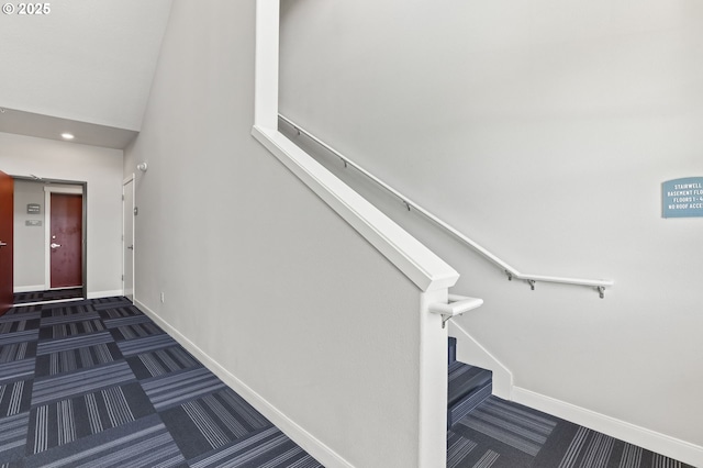 17182 SW Appledale Rd Unit 302, Beaverton, OR 97007 - stairs with carpet floors