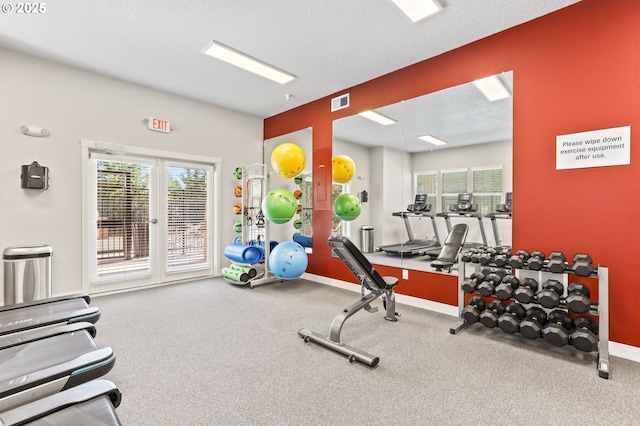 17182 SW Appledale Rd Unit 302, Beaverton, OR 97007 - workout area featuring carpet floors