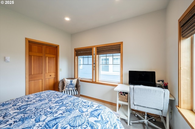1323 Village Loop, Bandon, OR 97411 - bedroom with carpet flooring and recessed lighting