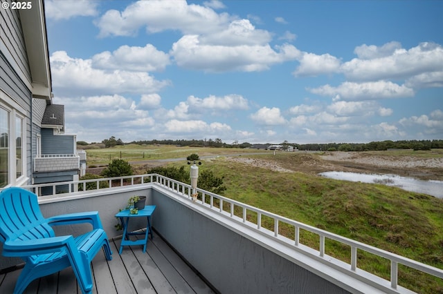 1323 Village Loop, Bandon, OR 97411 - balcony featuring a view of countryside and a water view